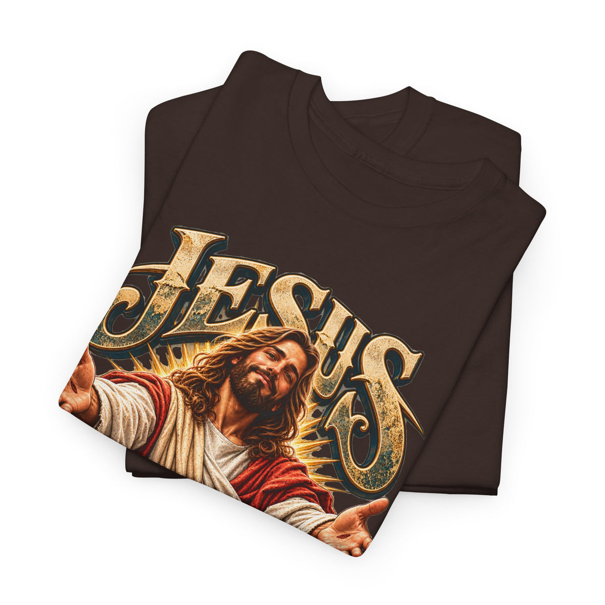 Jesus Loves You T‑Shirt — Vintage Religious Graphic Tee ("Jesus Loves You and There's Nothing You Can Do About It")