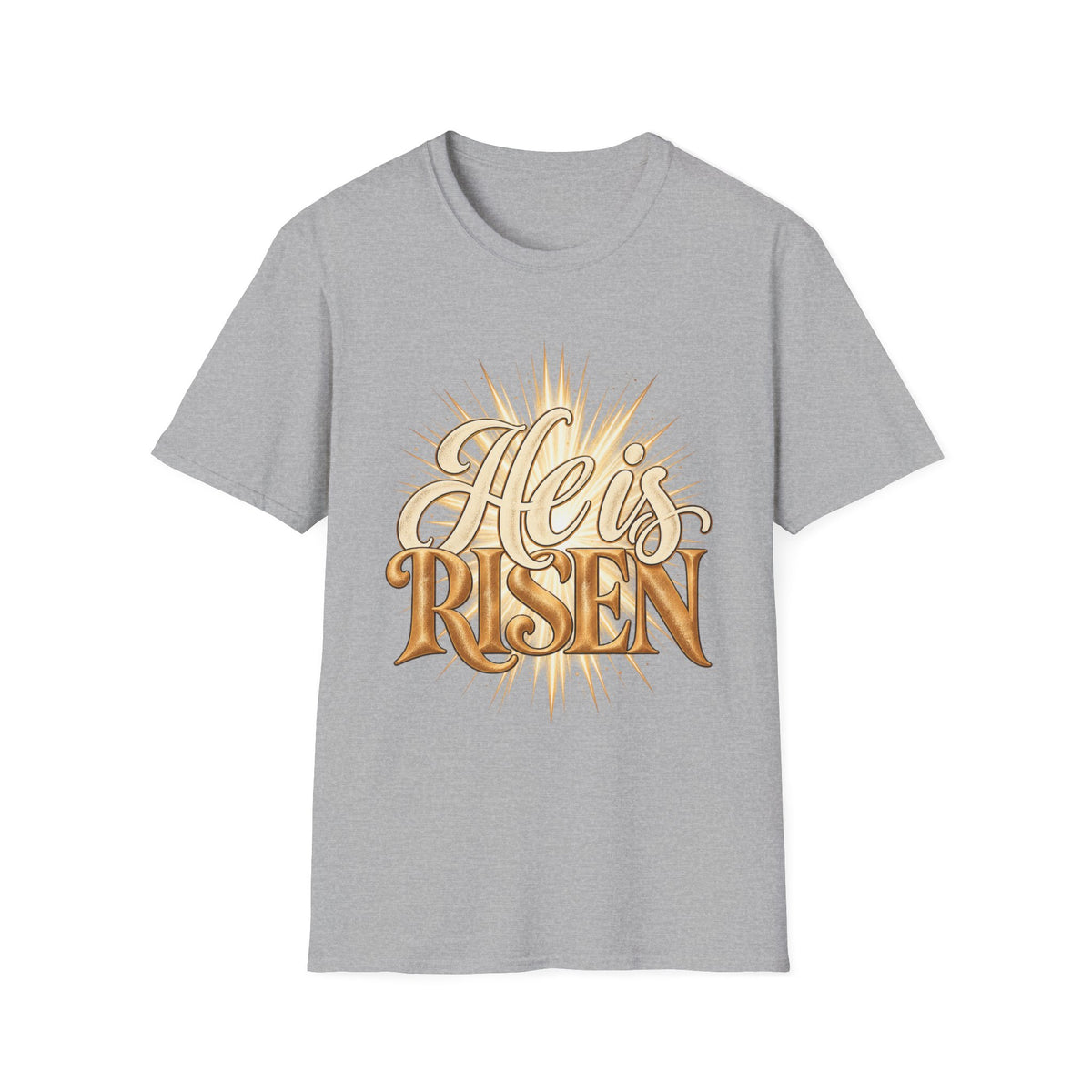 He Is Risen T-Shirt — Easter Christian Faith Tee